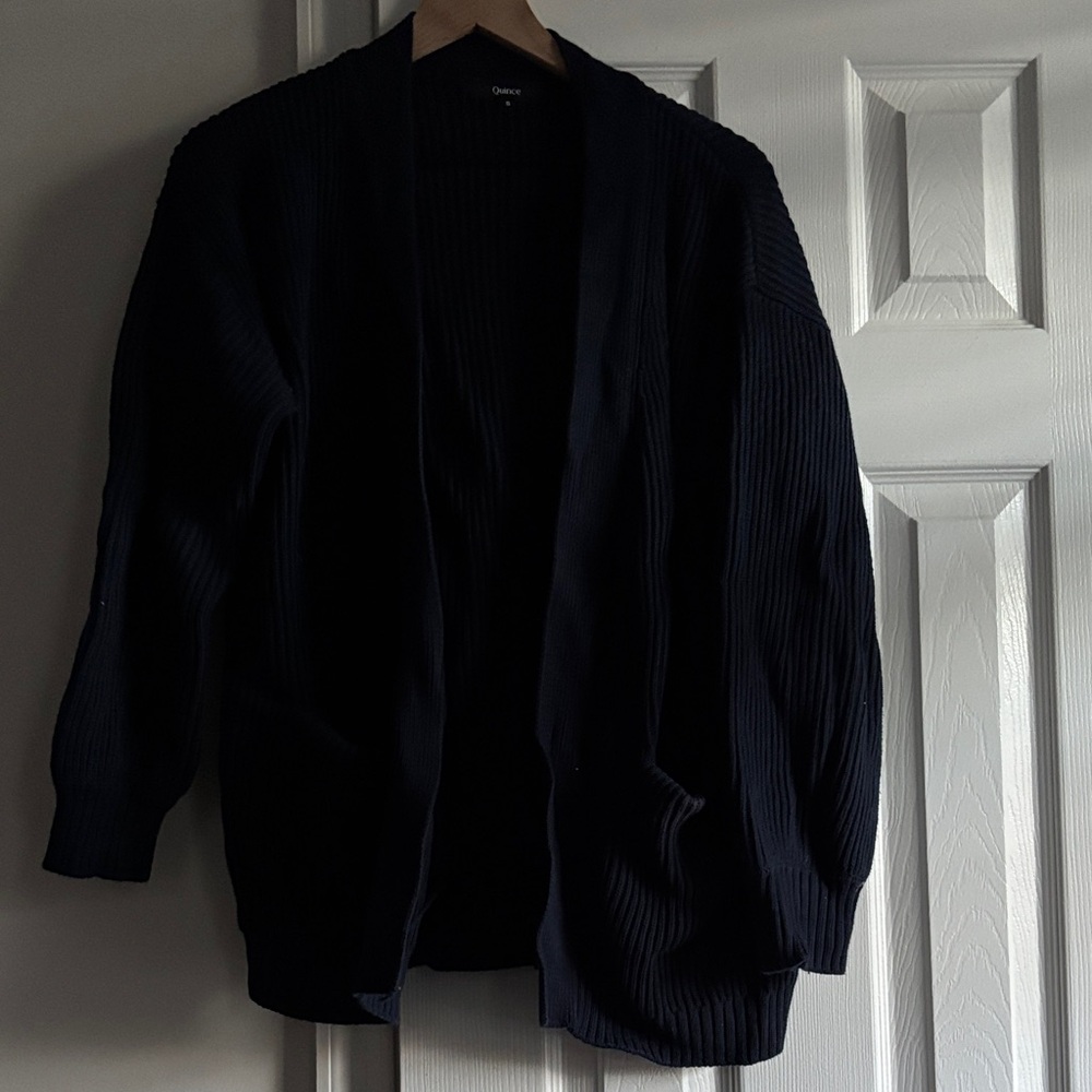 Quince Oversized Cotton Cardigan